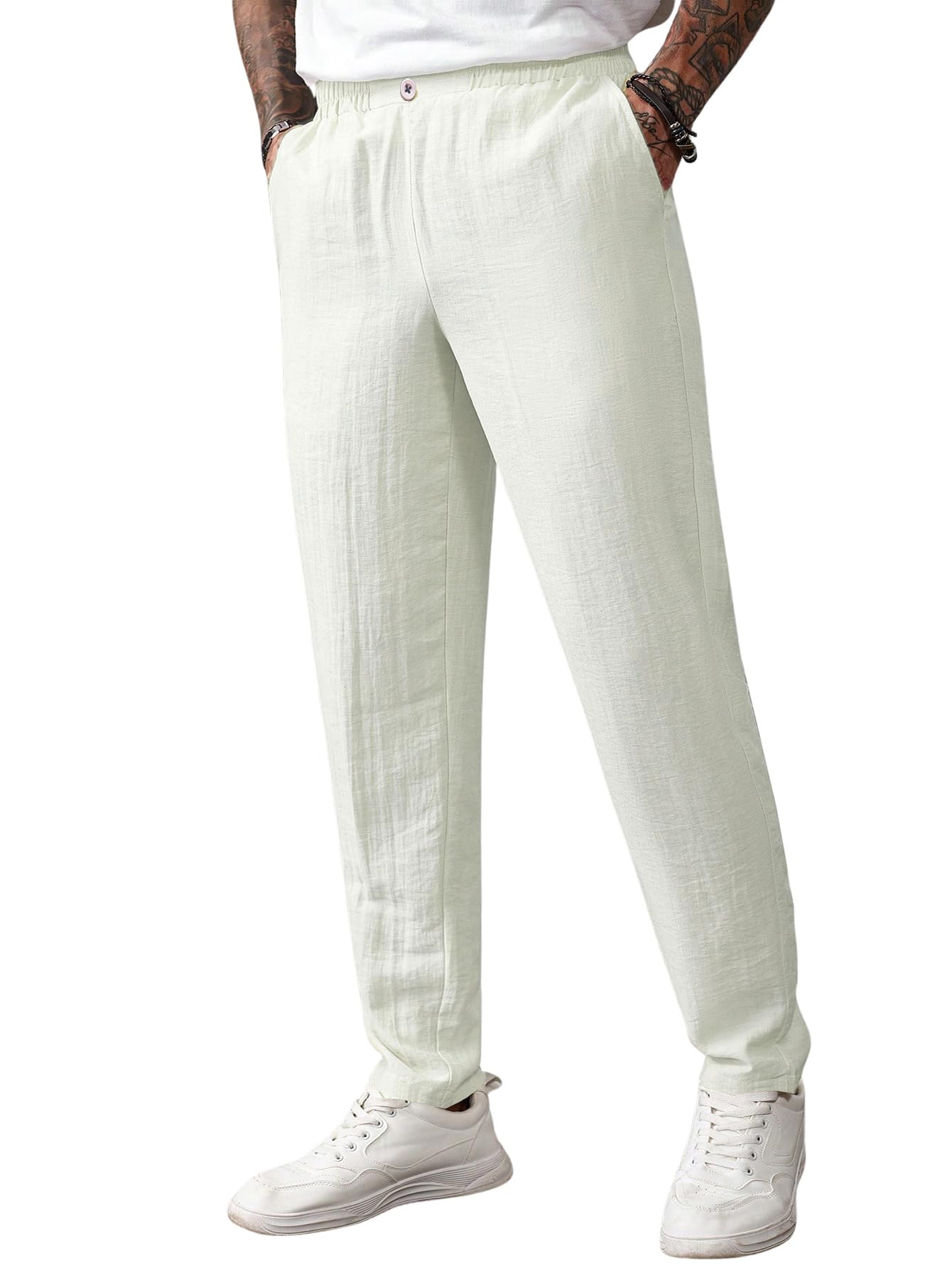 tagdo Men's Cotton Casual Trouser | Comfortable Straight Fit Pant for Man (2055)-picture-44