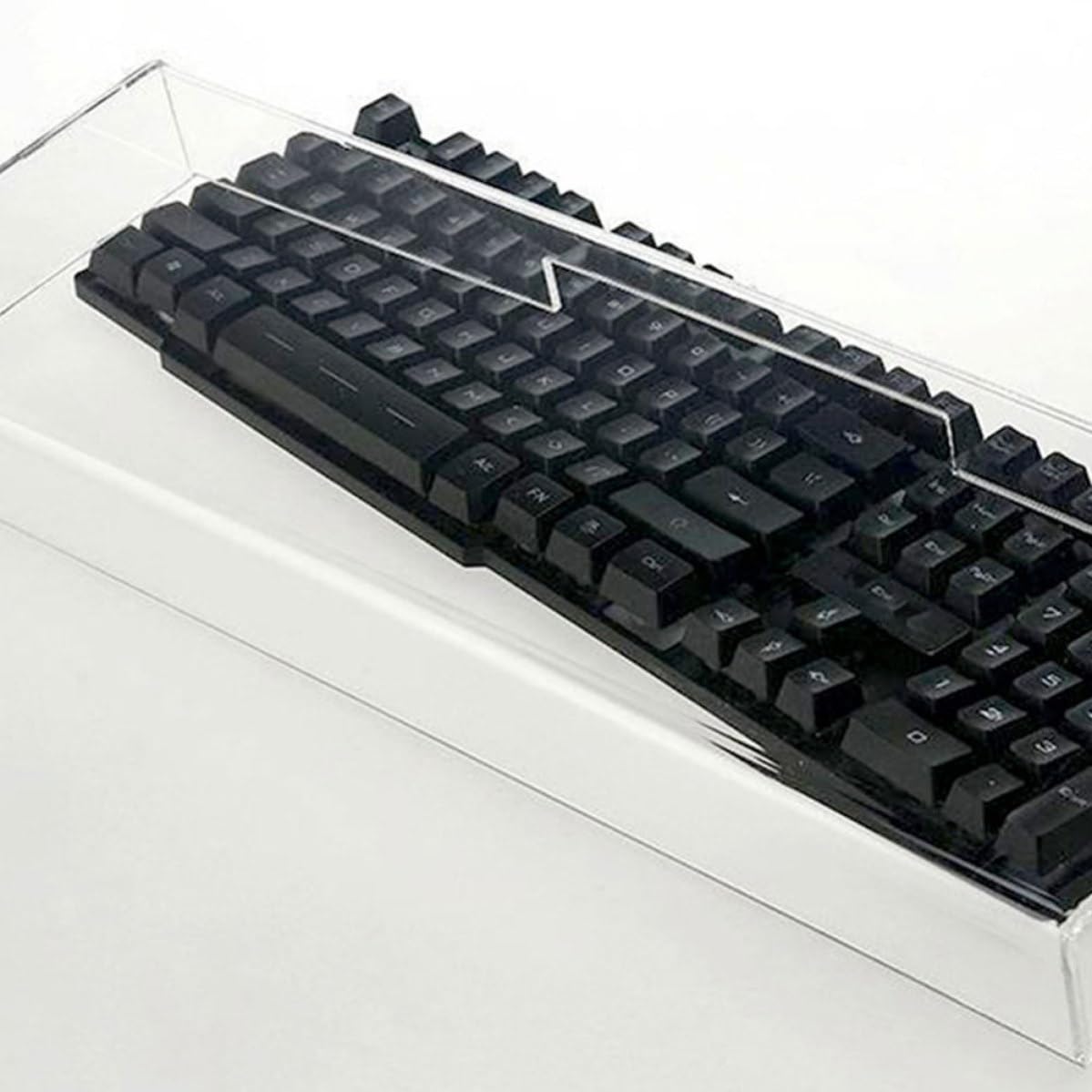 Transparente Tastaturschutzhülle Staubschutz für Acryl mit Desktop