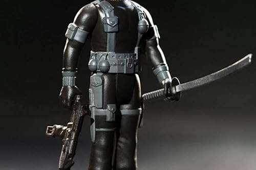 Miniatura 4 de Super 7 GI Joe Reaction Figura Wave 2 - Ojos de serpiente (Comic v.1), gris y negro