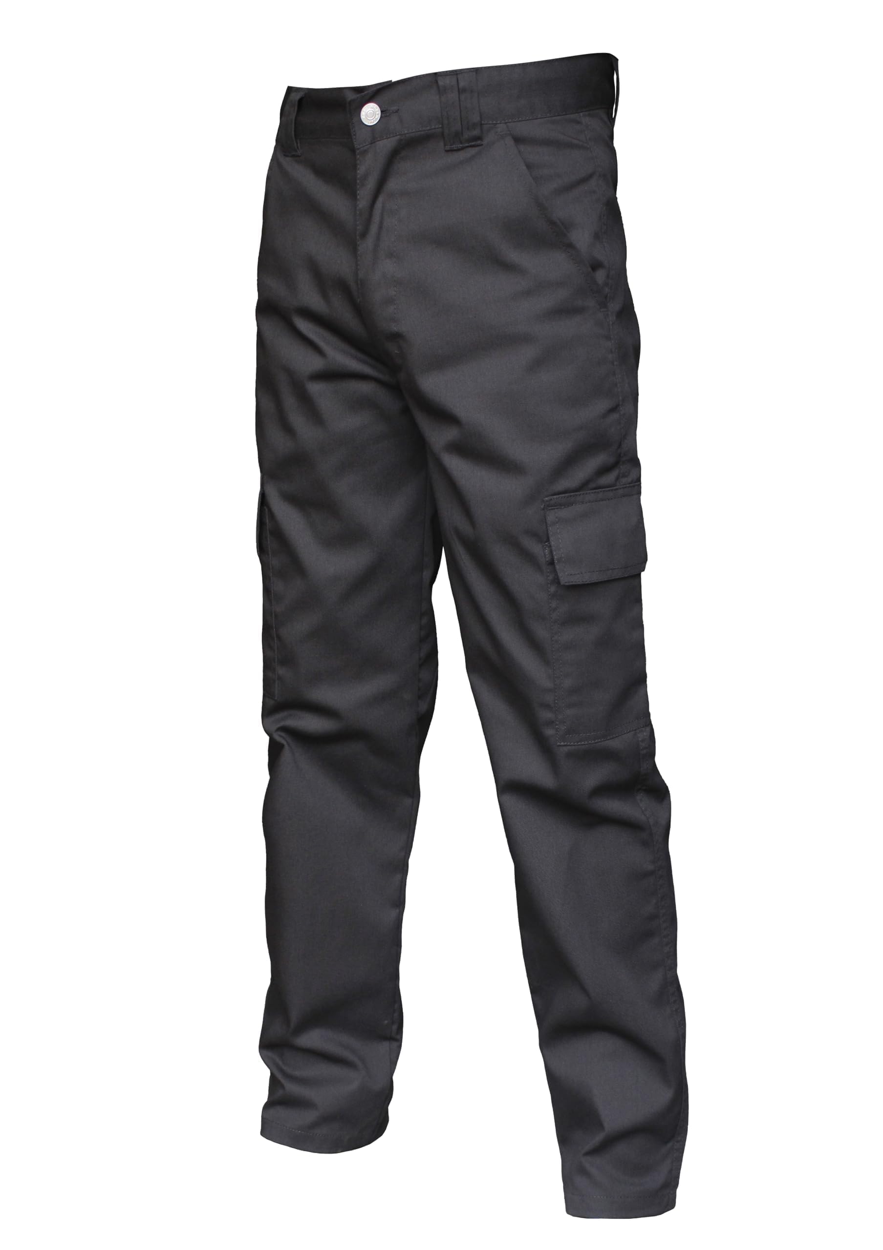 Men's Multi Pockets Cargo Combat Work Trousers Work Pants with Zip & Button