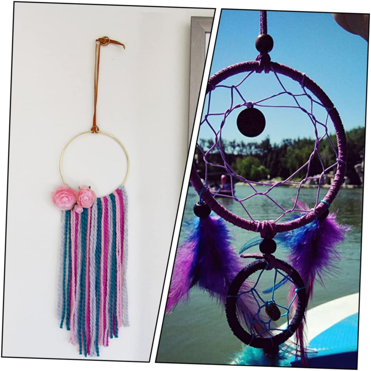 DECHOUS 5pcs Iron Ring Dream Catcher Circles Simple Accessories for Dream Catcher DIY Traditional Shape Artistic Wire
