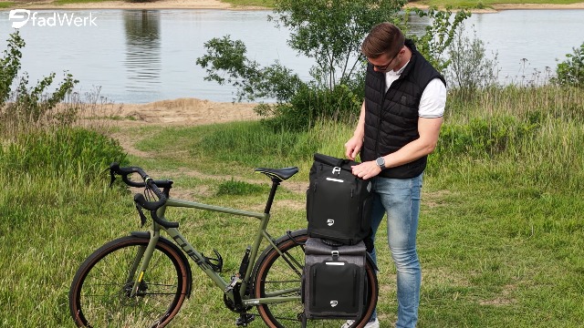fahrradtaschen kassel Pfadwerk 3in1 Fahrradtasche – ideal für Alltag & Ausflüge ansehen PLU_74095 Farbe:Roségold E-Bike fahren: Fit mit