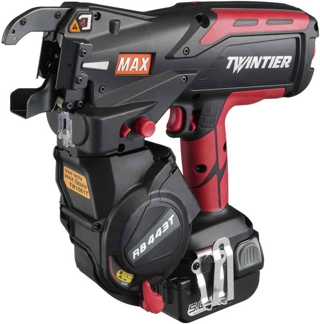 MAX RB443T TwinTier Rebar Tying Tool up to #7 x #7 with 19ga wire - replaces RB441T