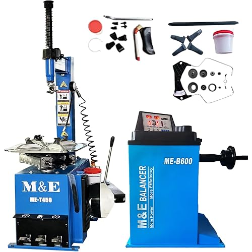KATOOL ME Tire Changer Machine Wheel Balancer Machine Combo Tire Changer Tire Machine for Home Shop Garage Tire Repair Equipment(Combo)