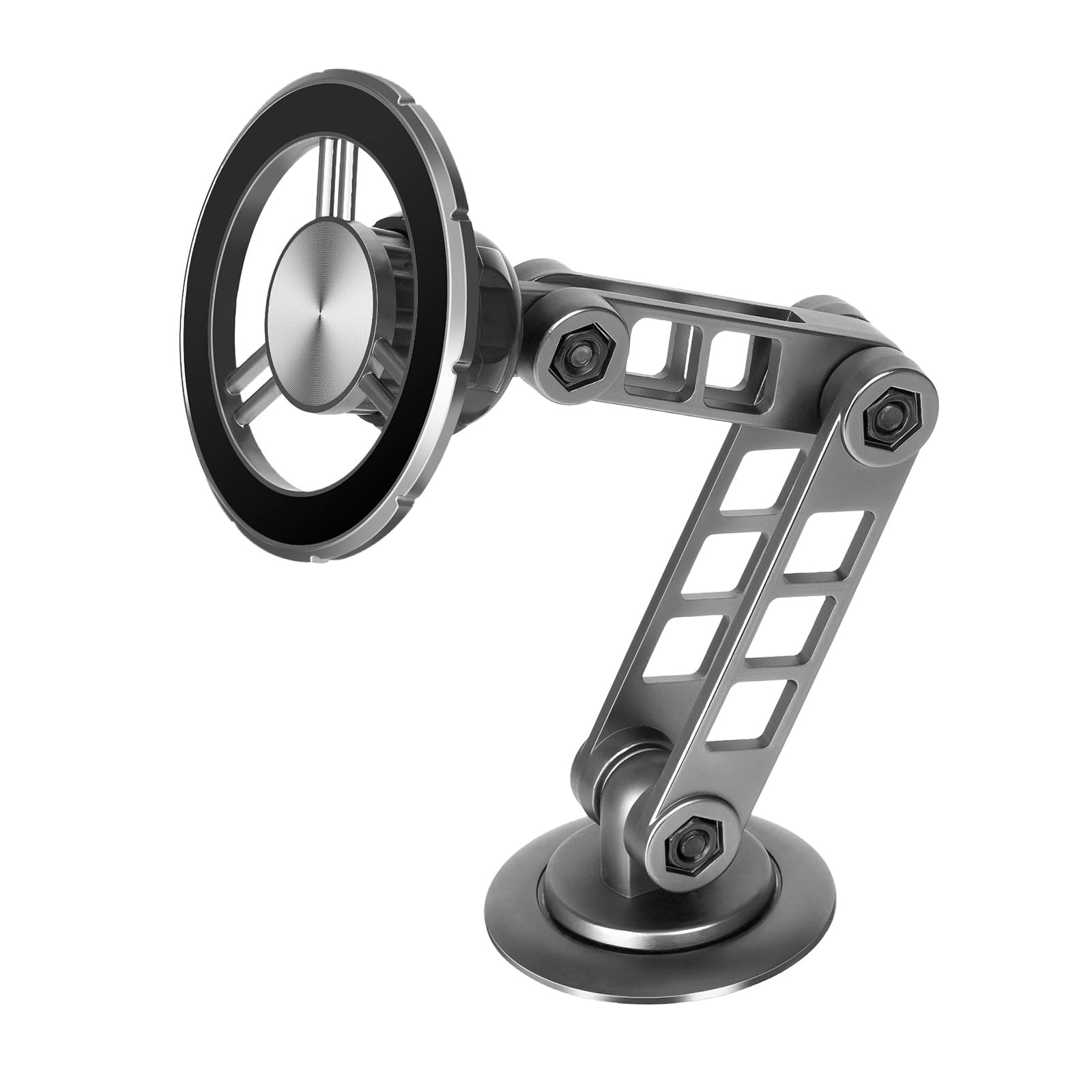 Magsafe Car Phone Mount?All Metal car Phone Holder?Folding Holder,Perfect for iPhone 12,13,14,15 pro max and Android with Magsafe Case