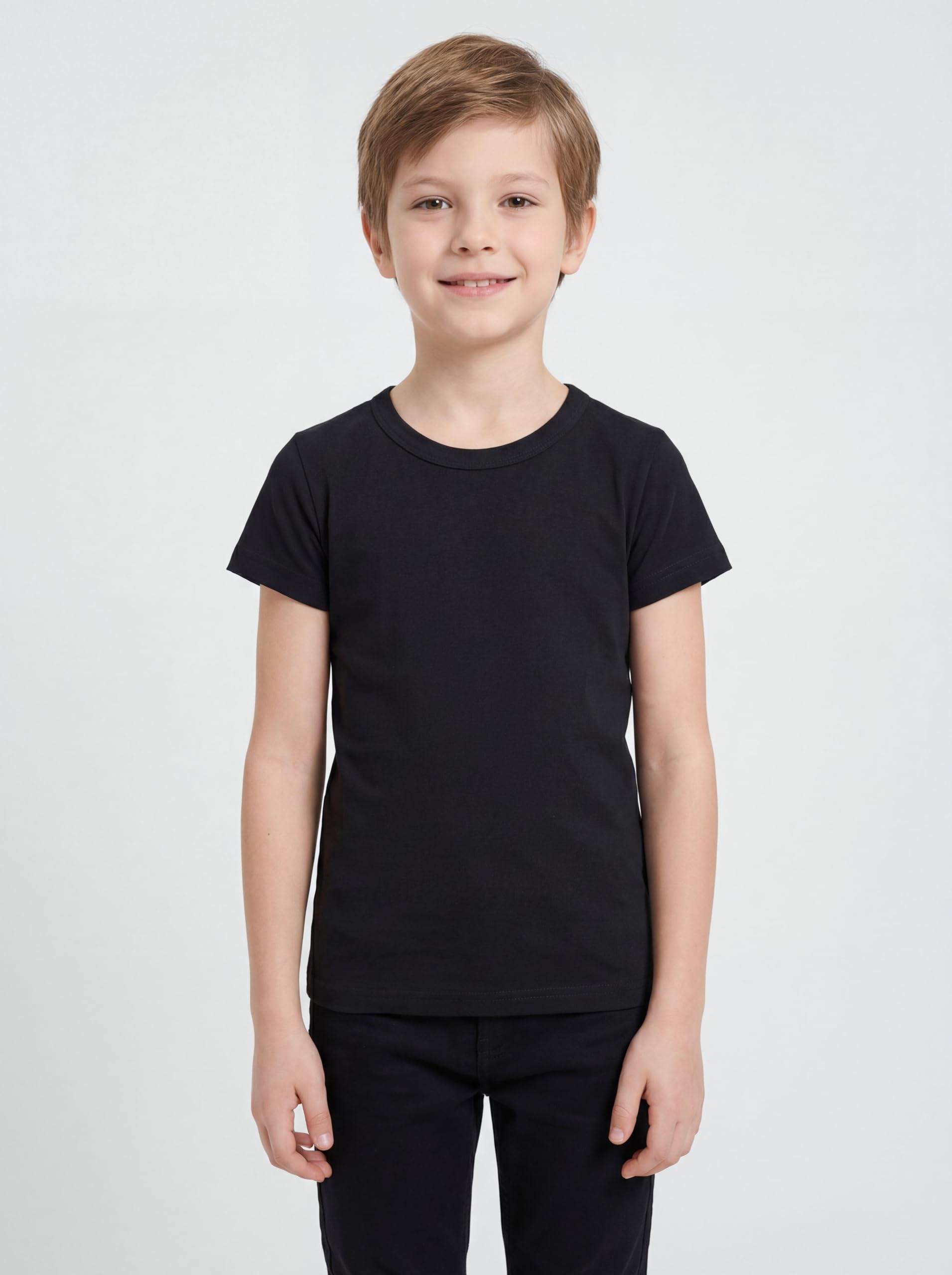 TupTam Unterhemden Jungen – 5er Pack Kurzarm Kinder Unterhemden, Baumwolle, Bequem & Atmungsaktiv