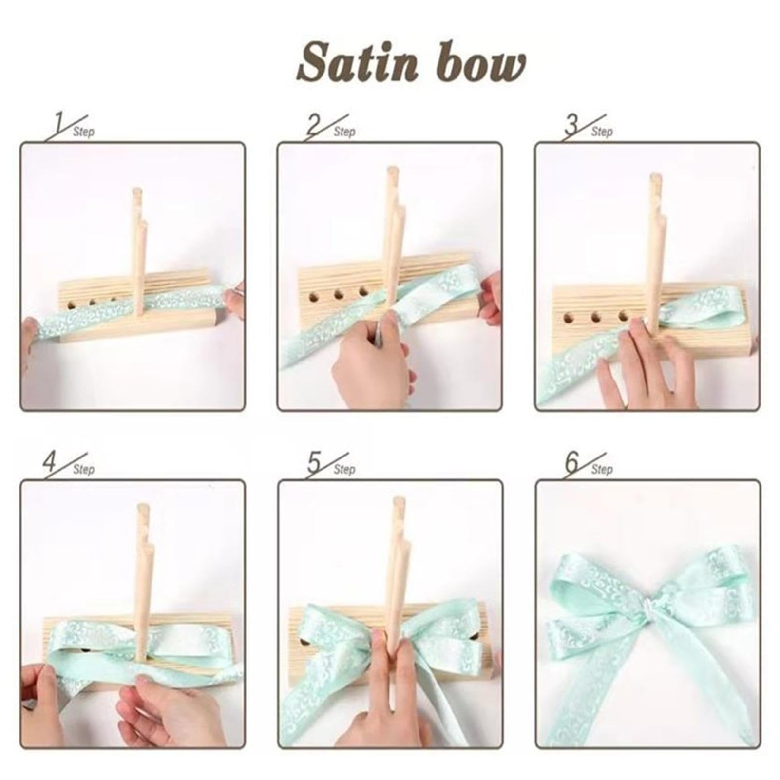 Creatore di fiocchi a base porosa, strumento per realizzare fiocchi in legno duro, per realizzare fiocchi, decorazioni per feste, corpetti, ghirlande di festa, vari lavori artigianali