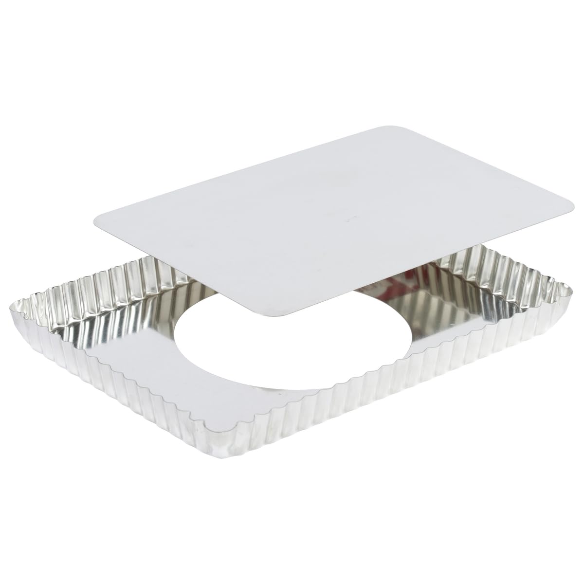 Gobel 290 x 205 mm Fluted Tart Mould Loose Base