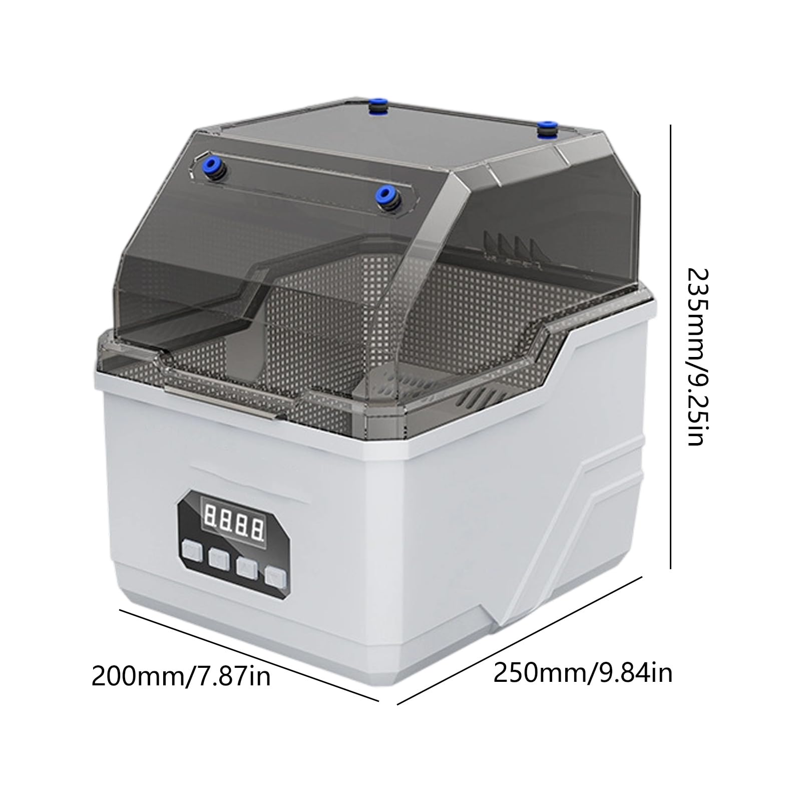 Caja de almacenamiento al vacío con control de humedad de grado automático, capacidad de bobina doble, ajustable, 15-85 %, doble carrete, filamentos, secador