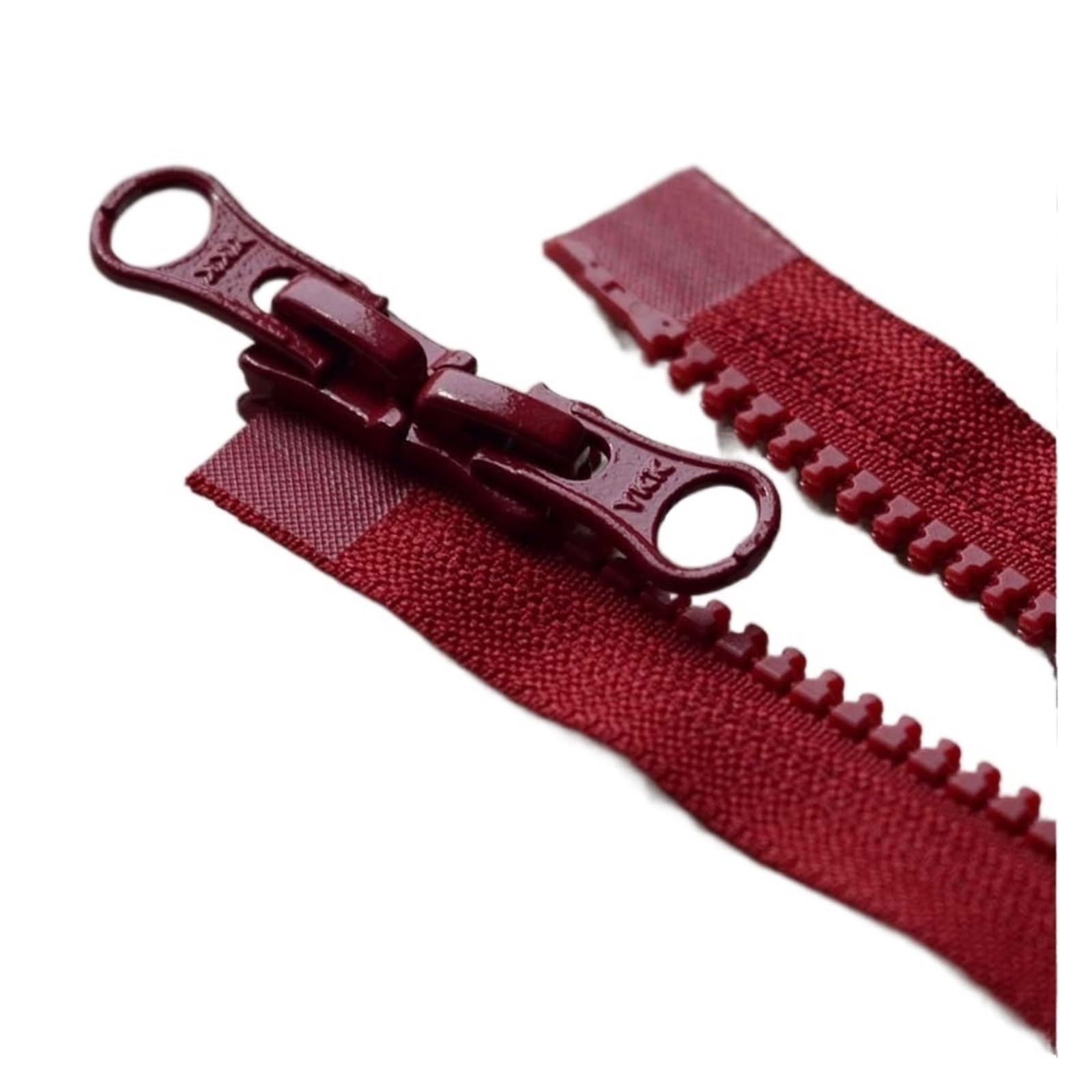 cerniere, cerniera di ricambio Two Way Zip，Zip for Jacket，Heavy Duty Zip，Two Way Zip ，2pcs Zipper Black Coffee Blue Off White Red Green Double Open Two-Way Fasteners Sewing Accessories(As photo06,70CM