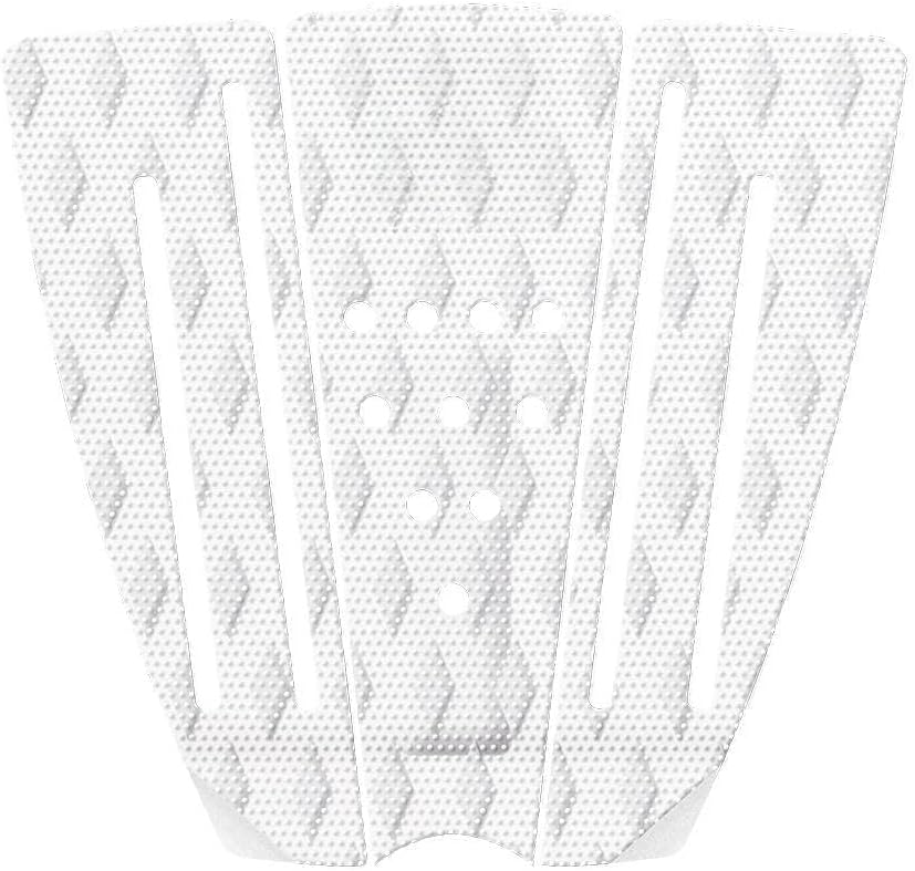 Ride (RYD) Deck Pad, Traction [Good Vibes Diamond DOT] 3 Pieces, 0.1 inch (3 mm) Thick, for Narrow Tails & Short Boards, Tail Kick 1.1 inches (27 mm), 3M Tape Adhesive