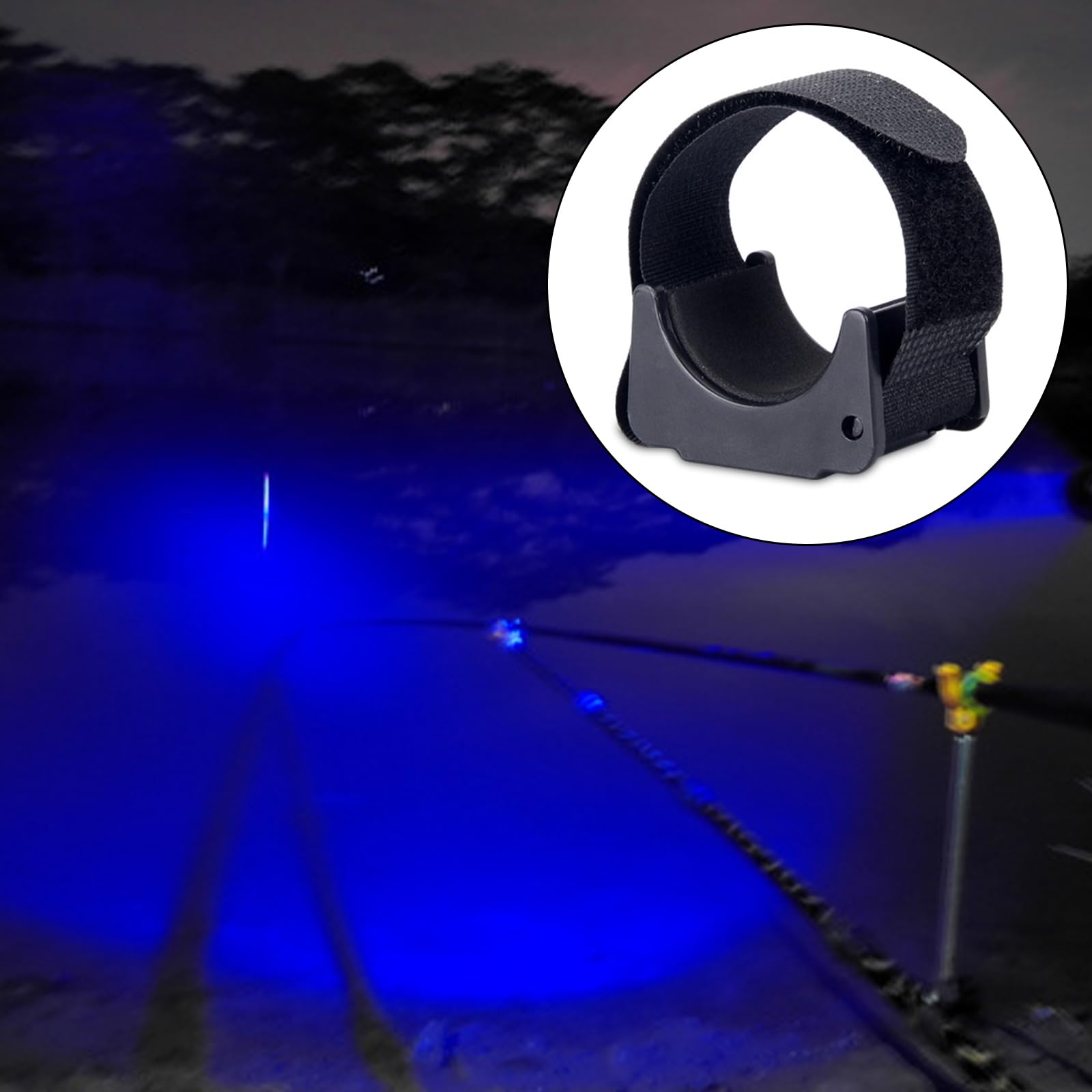 Flashlight Fishing Light Tripod Digital Camera Tripod Adhesive Tape Clip for Night Fishing and Camping Activity