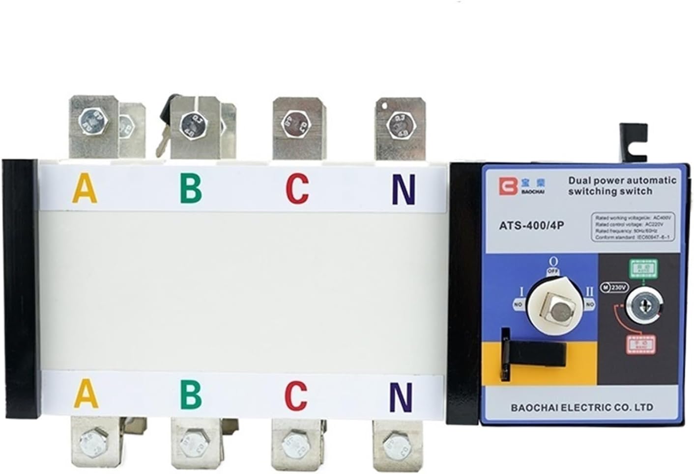 JOOCLA 400A Automatic Transfer Switch Dual Power Change