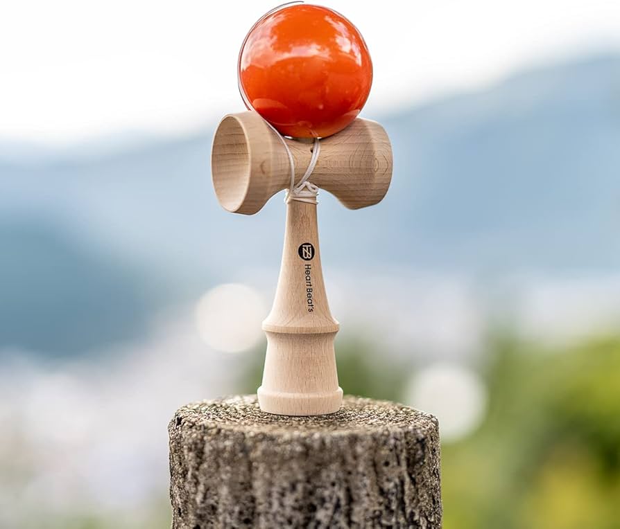 【最終値下げ】（限定品）大空プレミアム　オレンジ　けん玉 Amazon | 民芸品 日本けん玉協会認定 競技用けん玉 大空 国産品