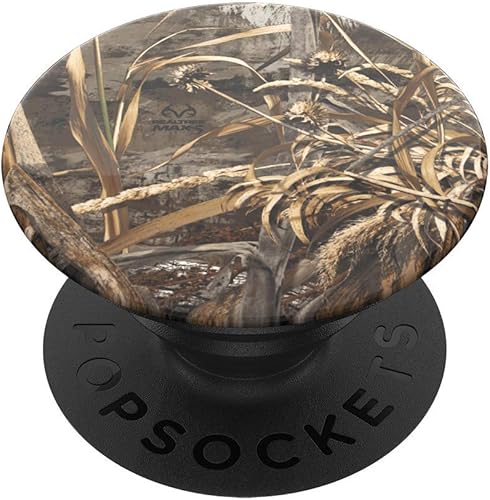 PopSockets agarre para teléfono con soporte expandible, enchufe para teléfono - Realtree Max-5