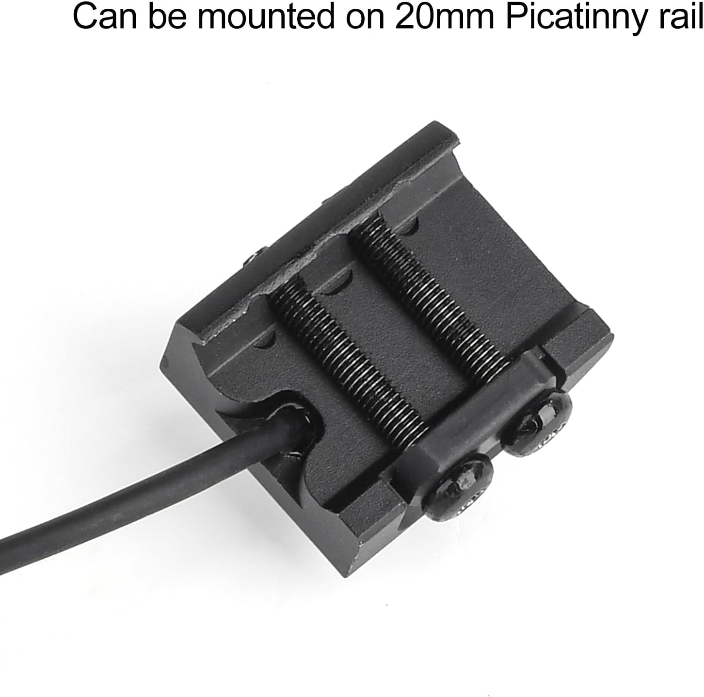 NOBUHIRO Remote Pressure Switch Compatible with M300 M600 Tactical Flashlights, Metal Tactical Light Switch Mounted for 20mm Picatinny Rail