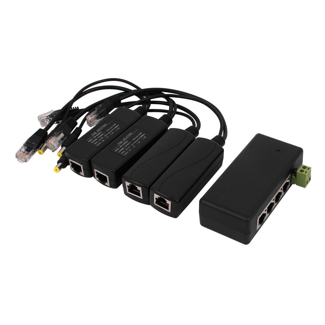 Buy IIVVERR Four DC5V POE Splitters 4 LAN POE Ports Power Supply Box