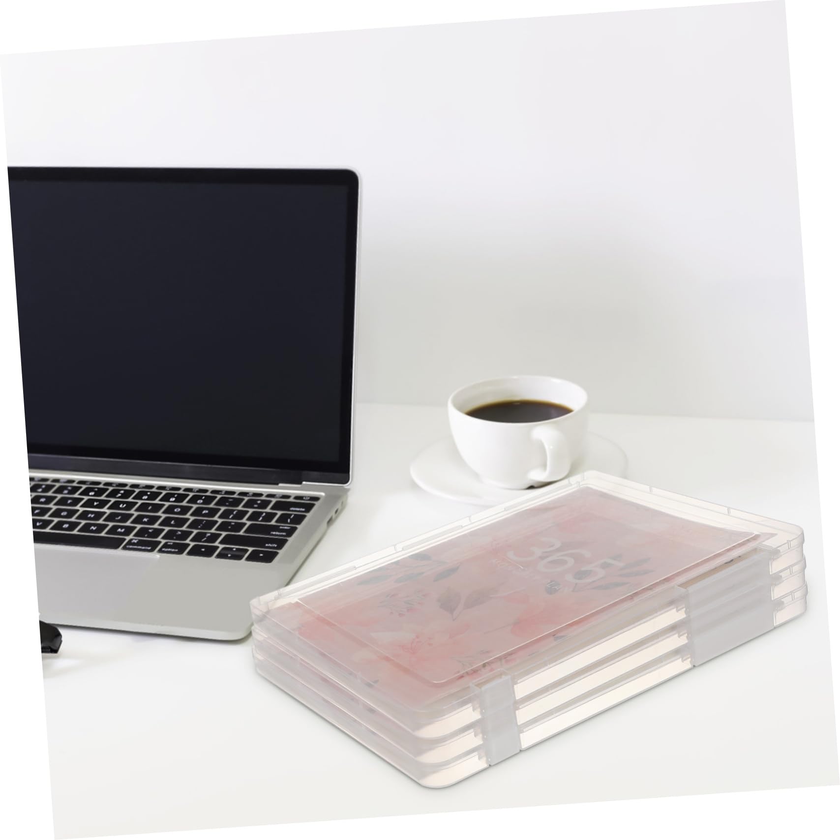 Sewroro 6 Stück-pack Dokumentenbox mit Deckel aus Kunststoff Transparente A4-aufbewahrungsbox für Zuhause und Schule Einfache Sicht