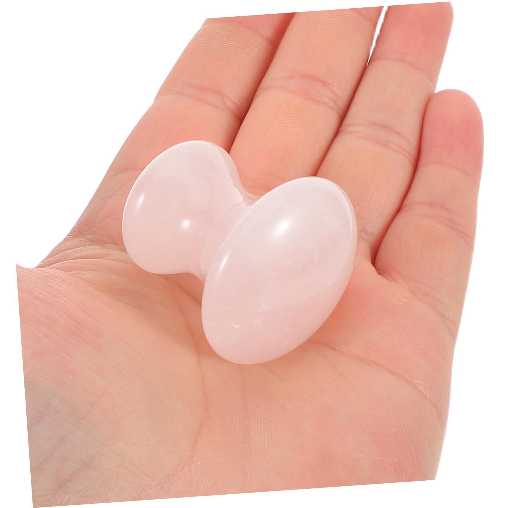 3pezzi Rullo di Pietra per Massaggio Viso Pietra Gua Sha per Raschietto Viso Massaggiatore in Cristallo per Spa e Routine di Bellezza