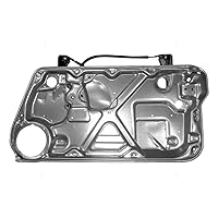 Vista 10 de Repuesto de elevalunas con panel interior de puerta para ventana delantera de acompañante para Volkswagen 1C0837656C, mando eléctrico