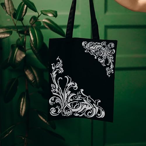 Miniatura 6 de FINGERINSPIRE Plantillas de esquinas ornamentadas de 11.8 x 11.8 pulgadas, arte de esquina de damasco, pintura de borde de damasco, plantilla de