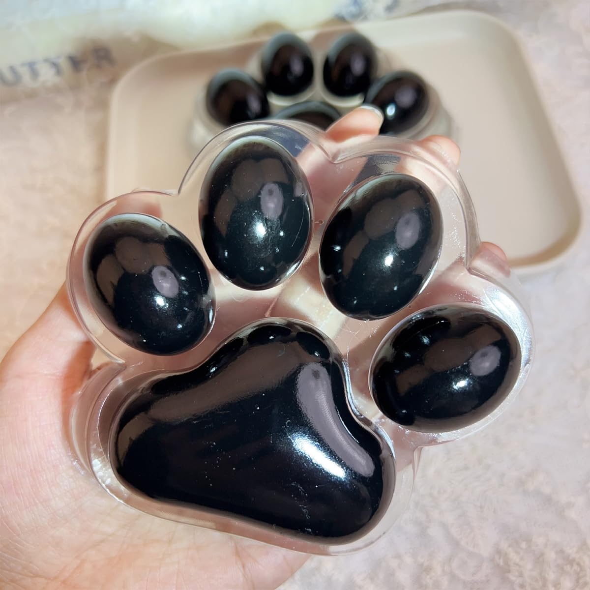 Amazon | スクイーズ玩具 猫の爪 大きな肉球 14cm スクイーズ おもちゃ