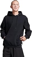 Vista 2 de Russell Athletic - Sudaderas con capucha Dri-Power para hombre, tejido de vellón, absorción de humedad, mezcla de algodón, corte relajado, tallas