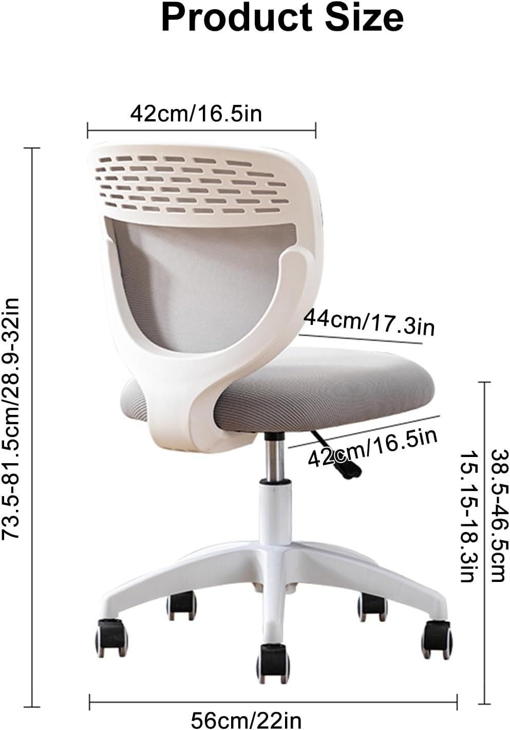 Swivel Mesh Task Student Chairs for 3-14,Kids Desk Chair,Growing Teen Office Chair for Home/School,Comfort Ergonomic Computer Chair with Wheels,Adjustable Height