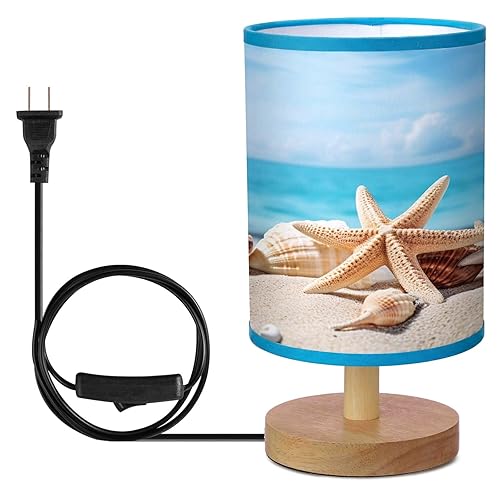 Glooglitter Coastal Beach Table Lamps Gifts 3 Colors Dimmable Lights