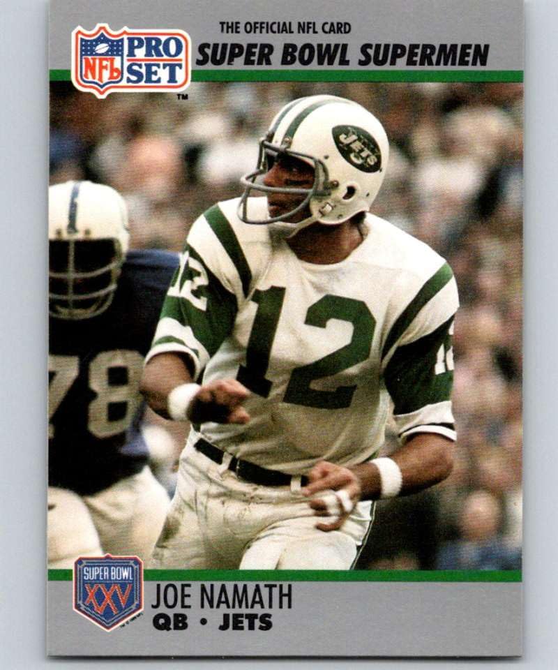 Amazon.com: 1990 Pro Set NFL Football Super Bowl 160#34 Joe Namath