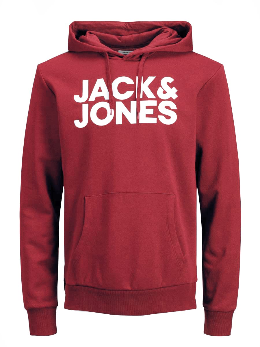 JACK & JONES Men’s Logo Hoodie, XXXL