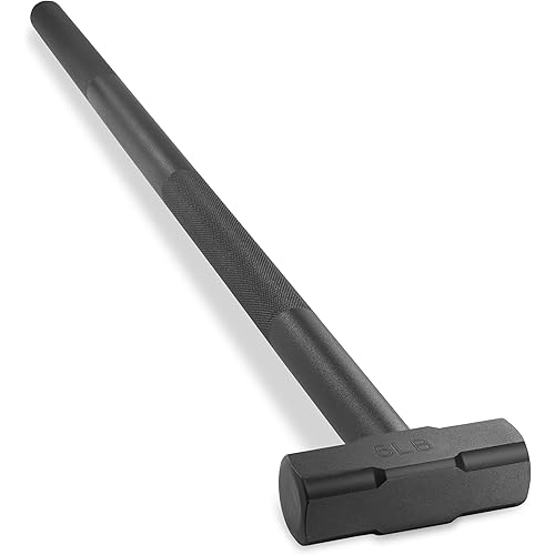 Philosophy Gym Fitness Hammer, 5 LB - Steel Hammer for Strength Training