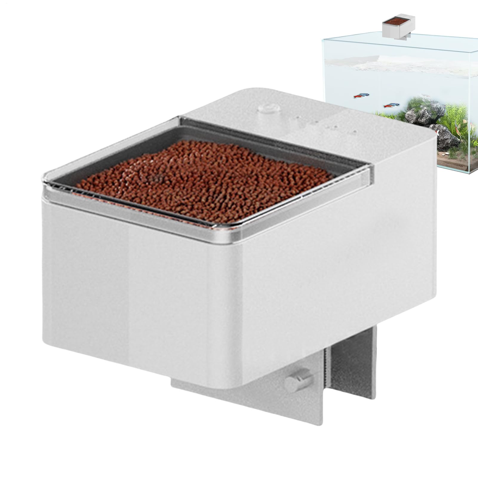 Distributeur automatique de nourriture pour poissons avec contrôleur d'aquarium électronique