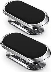 【Pacote com 2】Suporte magnético de telefone para carro 【Ímã atualizado】Suporte de telefone para carro, suporte de celular 360 ajustável, suporte para painel de montagem para Samsung iPhone etc. Todos os smartphones…