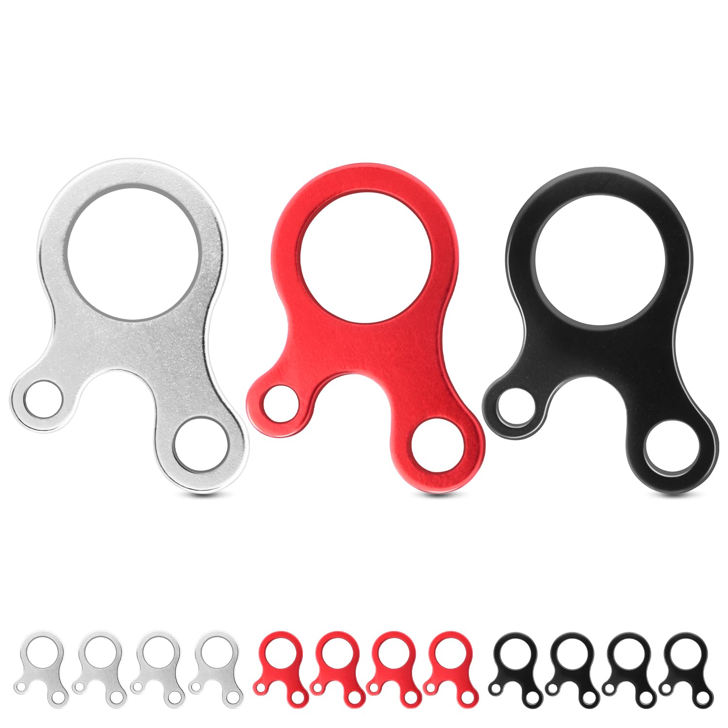 CooBigo 10pcs Rope Guyline Tensioner for Tent, Assorted