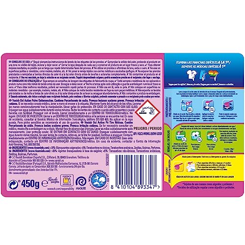VANISH OXI ACTION quitamanchas ropa color sin lejía 450 gr
