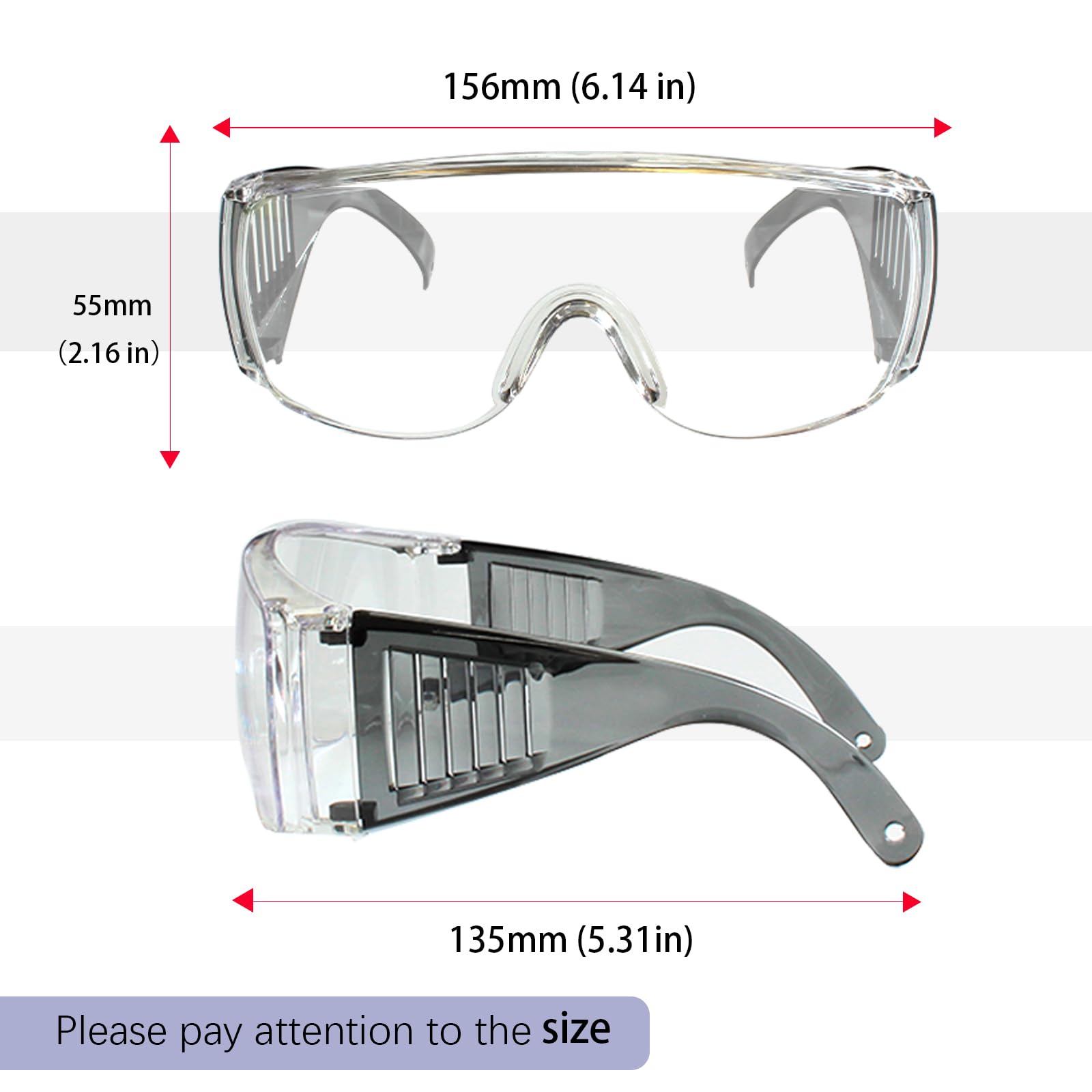 JING LEI Schutzbrille Anti-Beschlag-Schutzbrille