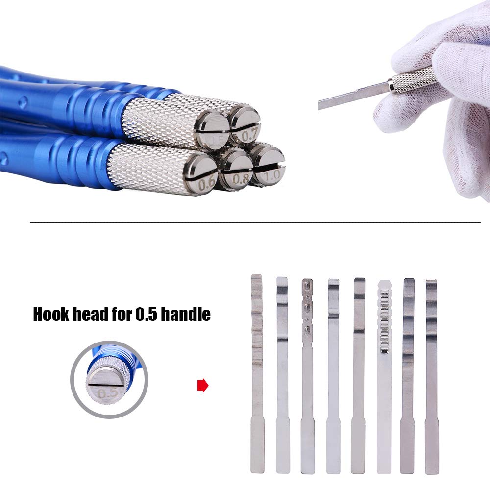 Set Grimaldelli Loboo 2 Pezzi - Acciaio Inossidabile Per Lockpick - Per Principianti E Appassionati - Foto 7