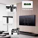 Suptek Tilt TV Wall Mount for Most 26-60 inch LED, LCD and Plasma TV, Max 400x400mm VESA and 99lbs Load Capacity, Fits Studs 16" Apart, Low Profile gallery image