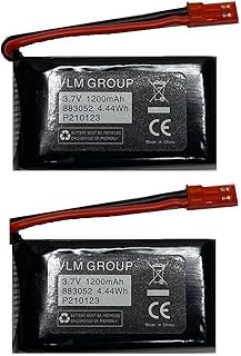 Sky Viper Drone V2400HD V2450FPV V2450GPS S1700 S1750 Compatible Battery 3.7v 1200mAh High Capacity Set of Two