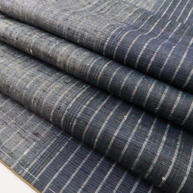 新品 米沢 新田 縦縞 着物 正絹 証紙付 仕付け糸付 真綿手引紬 4281 米沢 新田 縦縞 着物 正絹 証紙付 仕付け糸付 真綿手引紬 4281 よね