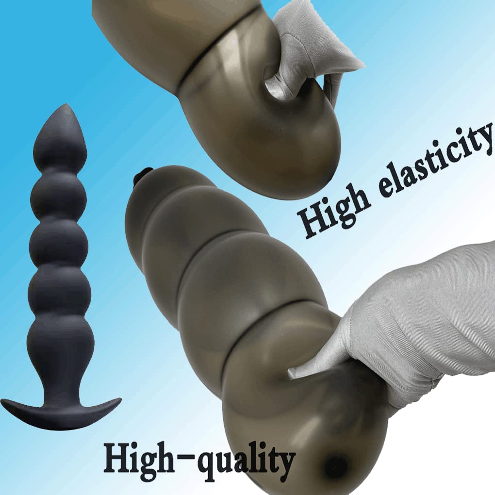 Plug Anal Gonflable XXL En Silicone - Noir - Long 14cm - Neuf - Sextoy Homme/Femme
