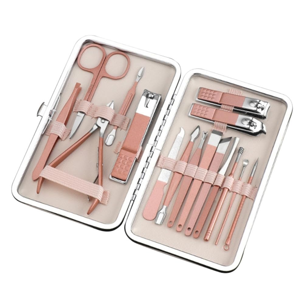 Obcinacze do paznokci Zestaw do manicure pedicure Nożyczki paznokci domowego miejsca pracy Podróż na zewnątrz, E74C3TK302132,RG,16