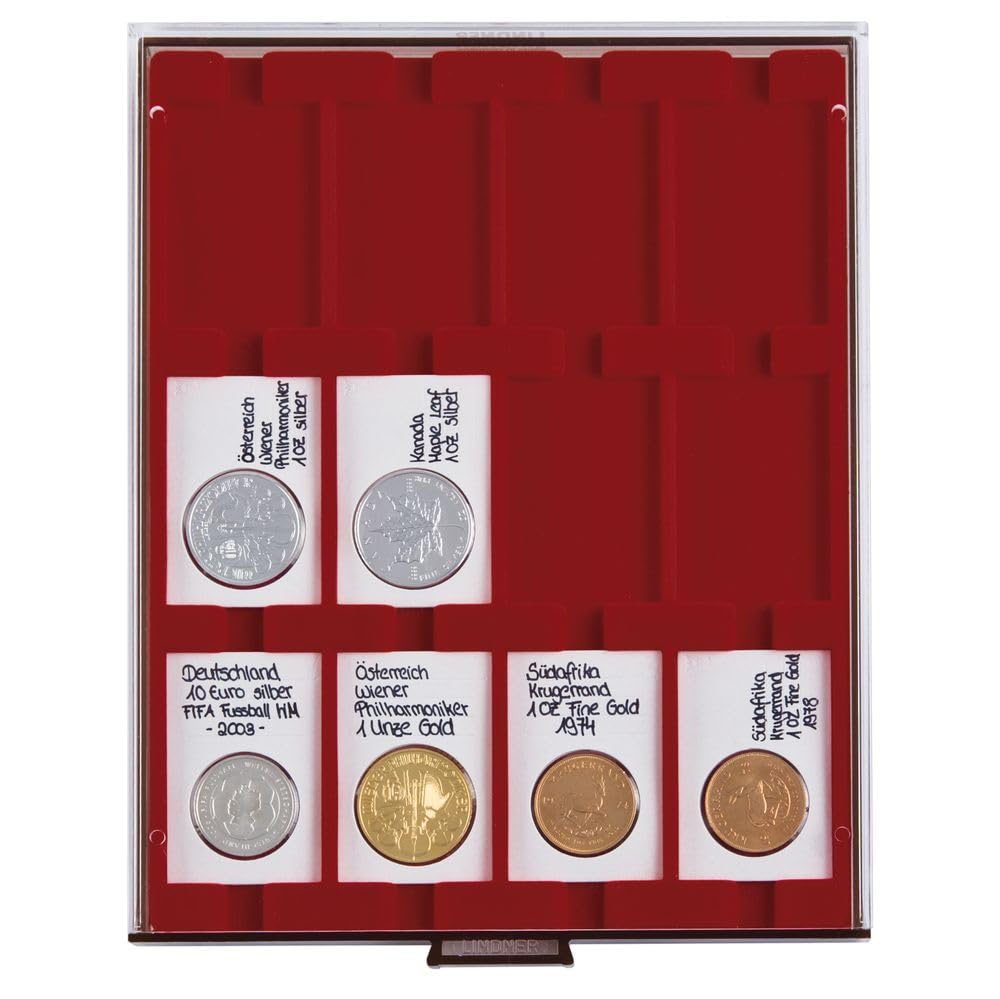 Bandejas para monedas Lindner 2770 organizador de coleccionismo 4