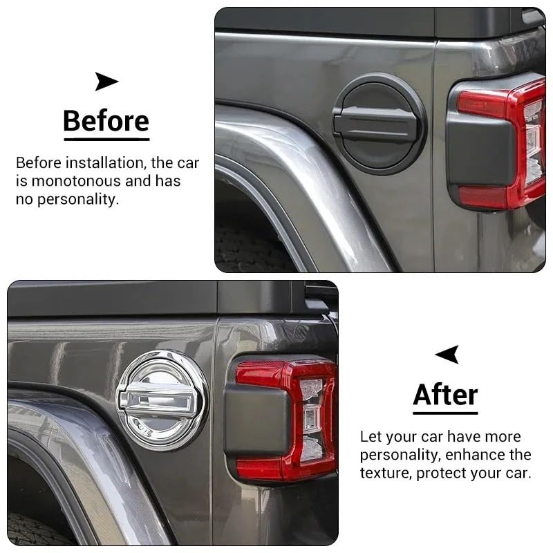 Auto-Tankdeckel-Aufkleber Für Jeep Für Wrangler JL Ab 2018