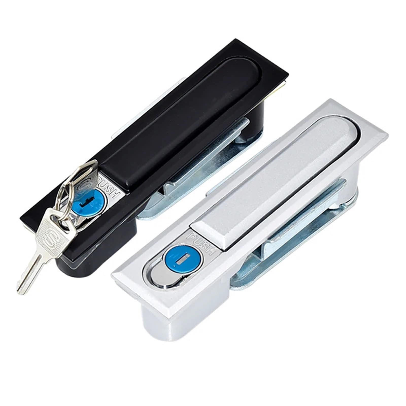 Sxolcoufoh Zinc Ms818 Matte Ms818 Switchgear Door Lock Ms490 Chassis Cabinet High Low Voltage Hardware Accessories 1Pcs(Zinc Ms818 Matte)