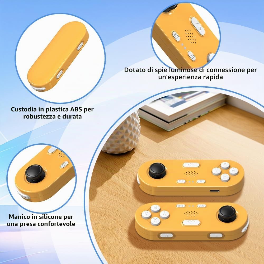 Console di gioco TV, console video da 4 GB di RAM+64 GB di ROM, macchina con controllo somatosensoriale senza fili, Plug and Play, interattivo per bambini e adulti, per serate di gioco, feste e date