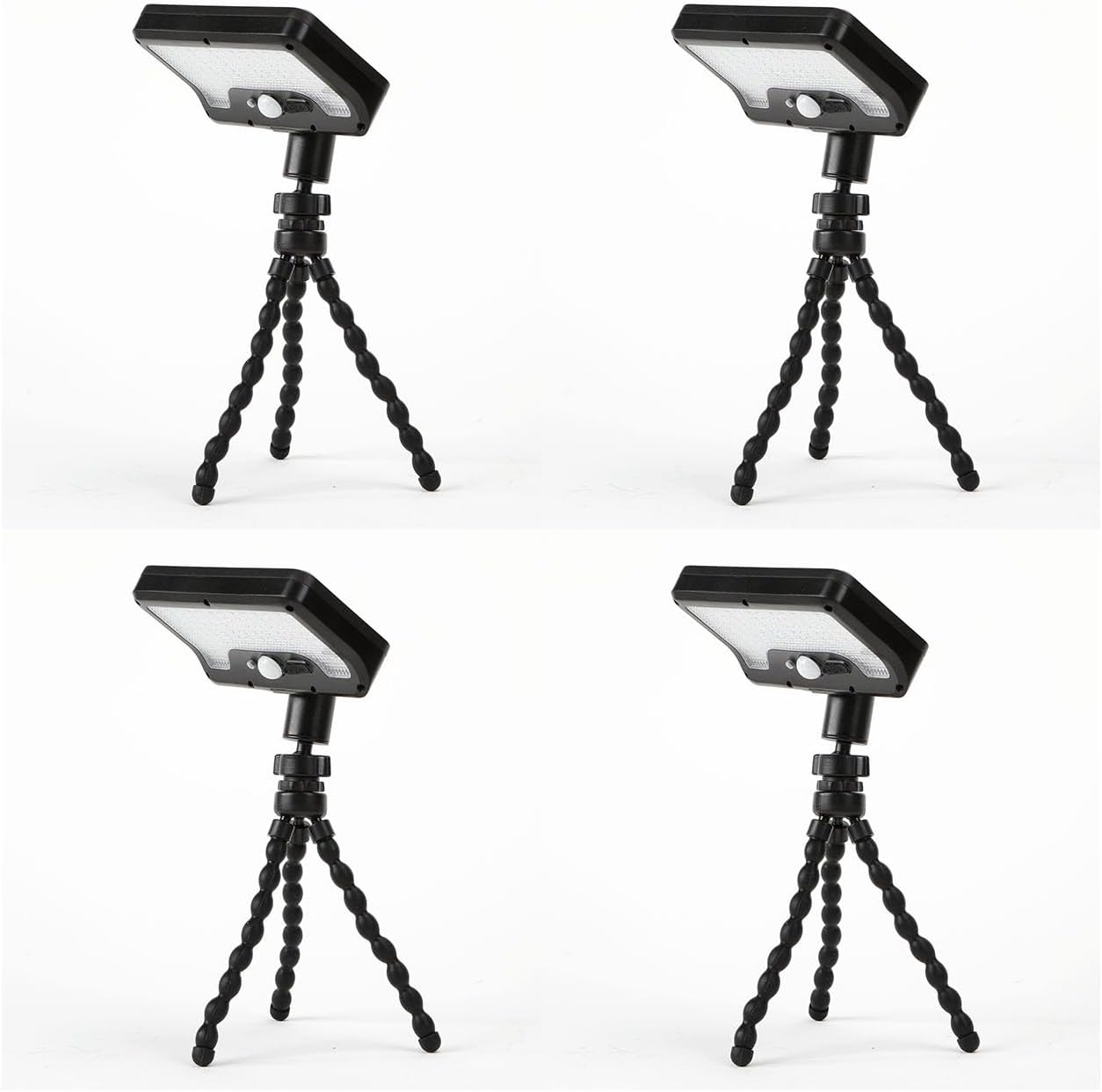 Double Charging Solar and USB Rechargeable Outdoor Lamp 92 LED Globes Remote Trichromatic Motion Transducer for Yard Patio Coverage Impermeable Outdoor Light