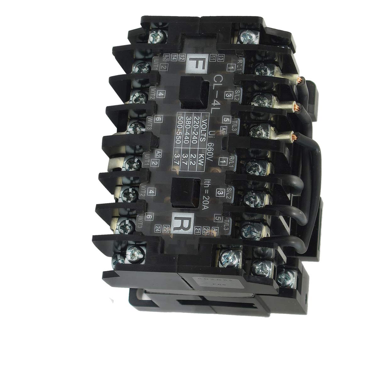 Aexit 4L Rate Coil Voltage 220V Ith 20A 3 Poles 2NO 2NC AC Contactor (f74b0832768ca77d6f884744f12624f3)