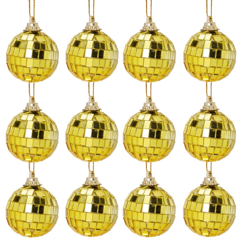 Mini Palline Da Discoteca A Specchio 3 Cm | 12 Pezzi Per Decorazioni Albero Natale E Feste - 6